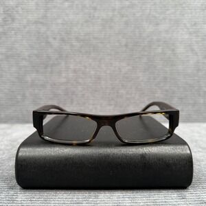 Dior Homme Black Tie 63 Tortoise Rectangular Eyeglasses Frames Italy 140